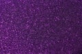 Beautiful purple glitter bokeh abstract texture