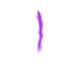 Beautiful purple pant line brush illustration