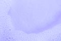 Beautiful purple soap bubbles background, blue and white foam bubble texture Royalty Free Stock Photo