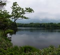 Beautiful quiet landscapes with reflecting waters of the Shiretoko 5-lakes
