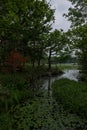 Beautiful quiet landscapes with reflecting waters of the Shiretoko 5-lakes