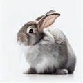 Beautiful Rabbit on White Background for Your Next Project.