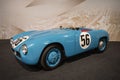 Beautiful racing car D.B. Deutsch Bonnet two-cylinder Panhard engine model Barquette Antem in blue
