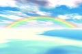 Beautiful rainbow Royalty Free Stock Photo