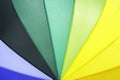 Beautiful rainbow colored umbrella pattern Royalty Free Stock Photo