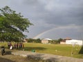 beautiful rainbow scenery