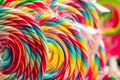 Beautiful Rainbow Sweet Candies, Horizontal