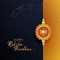Beautiful raksha bandhan festival greeting background