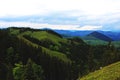 The beautiful Rarau mountains in Romania Royalty Free Stock Photo