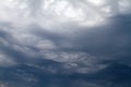 Asperatus clouds forming dramatic sky.