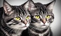 Beautiful and realistic cat illustration Royalty Free Stock Photo