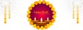 Beautiful realistic diwali diya banner celebration background