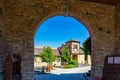 Beautiful rebuilt medieva historical museum village in Hungary Royalty Free Stock Photo