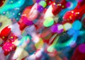 Mix colorful blurry milky Beautiful wallpaper background