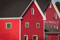 Beautiful red buildings