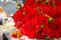 Beautiful Dahlia bouquet at the farmers market. Royalty Free Stock Photo