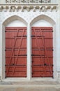 Door to old historical building in Bordeaux France