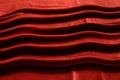 Beautiful red draping satin_2