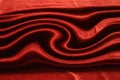 Beautiful red draping satin_3