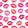 Beautiful red lips Royalty Free Stock Photo