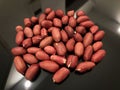 Beautiful red peanuts