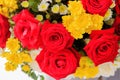 beautiful red roses flowers bouquet for interior decorated in 14 february valentine day