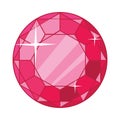 Beautiful Red Ruby Icon