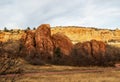 Beautiful red sandstone rock formation in Roxborough State Park, Colorado Royalty Free Stock Photo