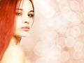 Beautiful redhead woman Royalty Free Stock Photo