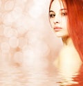 Beautiful redhead woman Royalty Free Stock Photo