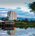 Beautiful reflection early in the morning at Kampong Temiang Ipoh