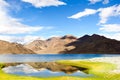 Beautiful reflection of Pangong Lake, Ladakh, India