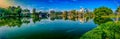 Beautiful reflection at Taiping lake Royalty Free Stock Photo