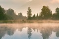 Beautiful reflection water lake at Matheson water lake Royalty Free Stock Photo