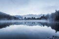 Beautiful reflections of Southern Alps at Lake Matheson Royalty Free Stock Photo