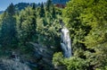 Beautiful Reichenbach falls (Reichenbachfall) at Swiss Alps