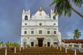 The beautiful Reis Magos Church in Verem Barde