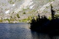 Beautiful Lake in Sierra Nevada Mountains, California Royalty Free Stock Photo