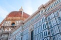 Beautiful renaissance cathedral Santa Maria del Fiore in Florence.