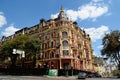 Beautiful Renaissance hotel in baroque style in the Proreznaya street