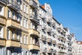 Beautiful renovated old apartment buildings