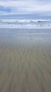 Beautiful repeated patterns of waves on the sand