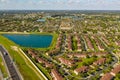 Beautiful residential landscape Homestead Florida homes Townhomes