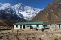 Traditional residential house in Himalayas in Nepal