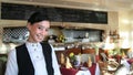 Beautiful restaurant staff