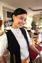 Beautiful restaurant staff