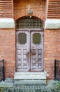 Beautiful retro front door