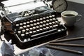 Beautiful retro typewriter Royalty Free Stock Photo