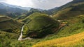 Beautiful Rice Terraces, South East Asia. Royalty Free Stock Photo