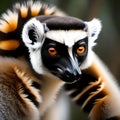 Beautiful ring tail lemur - ai generated image Royalty Free Stock Photo